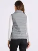 Allegra K - Sleeveless Zip-Up Stand Collar Puffer Vest sold by Reitmans
