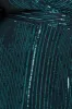 Goddiva - Long Sleeve Sequin V Wrap Maxi Dress - Plus size sold by Reitmans