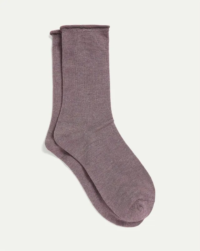 Solid Bamboo Viscose Crew Socks sold by Reitmans