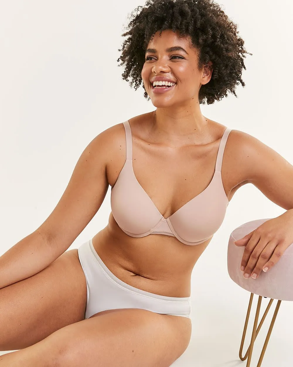 Microfiber Bikini Panty with Mesh sold by Reitmans