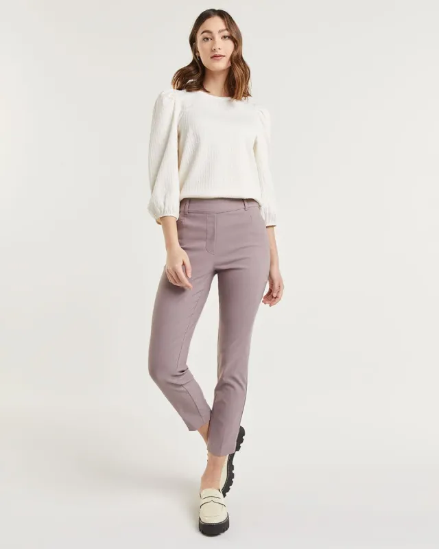 High Rise Slim Leg Ankle Pant The Iconic - Petite sold by Reitmans