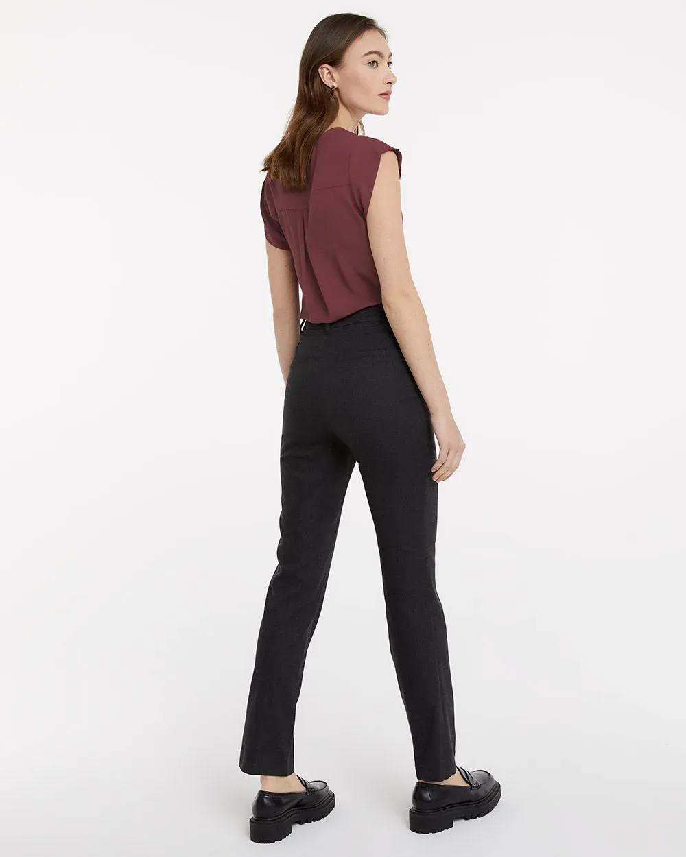 Straight-Leg High-Rise Pant - The Iconic (R) - Petite sold by Reitmans product image thumbnail 5