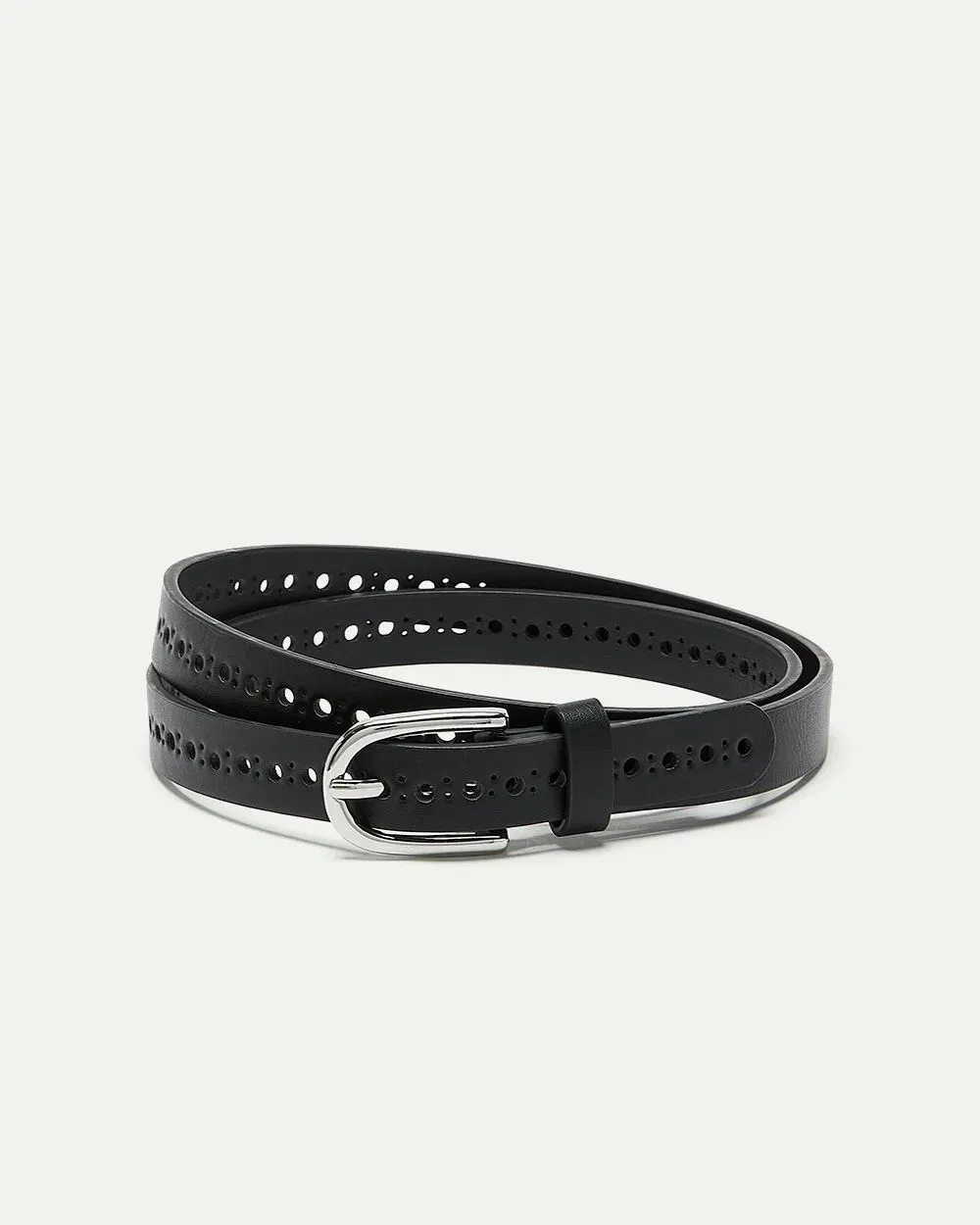Skinny Faux Leather Belt sold by Reitmans product image thumbnail 4