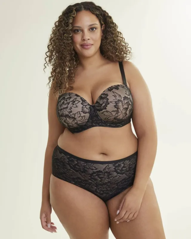 Full Lace Brief With Elastic Waist - Déesse Collection made by Reitmans