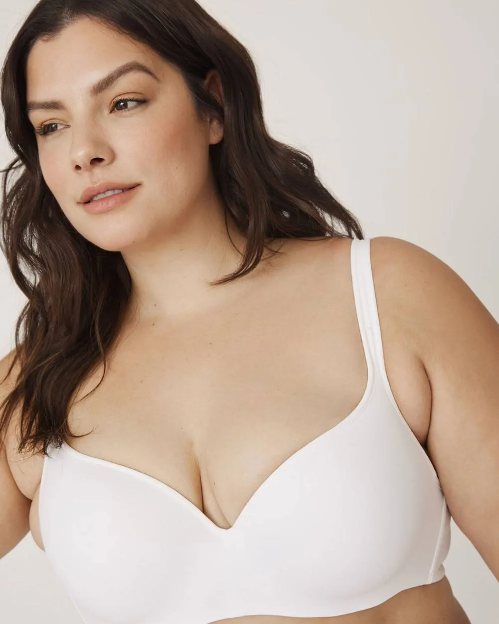 White Microfiber Underwire T-Shirt Bra - Déesse Collection sold by Reitmans product image thumbnail 3