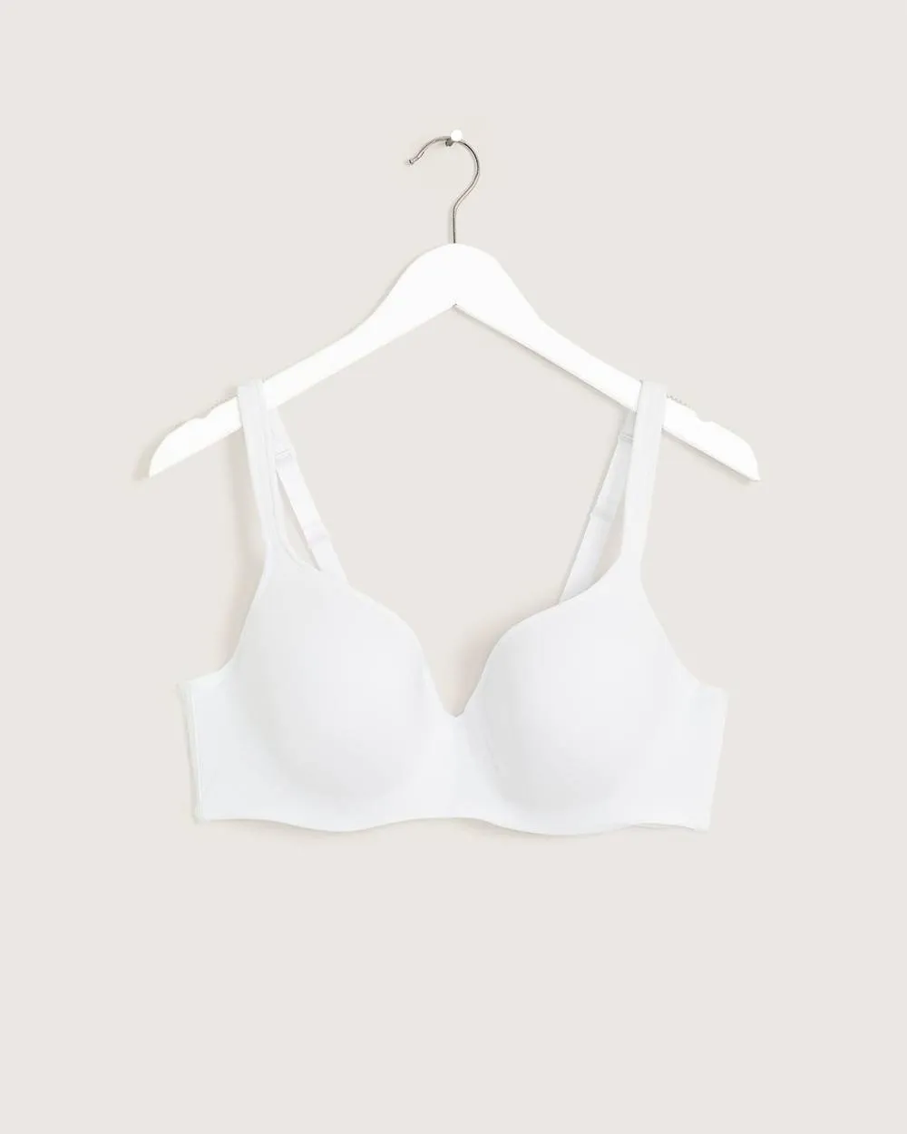 White Microfiber Underwire T-Shirt Bra - Déesse Collection sold by Reitmans product image thumbnail 4