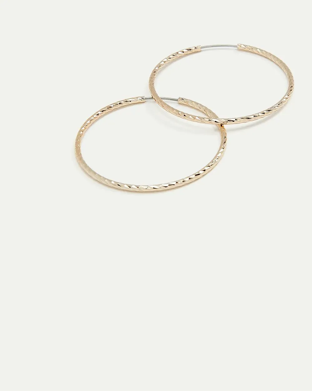 Small Textured Hoop Earrings sold by Reitmans product image thumbnail 5