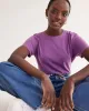 Short-Sleeve Crew-Neck Tee, R Essentials sold by Reitmans