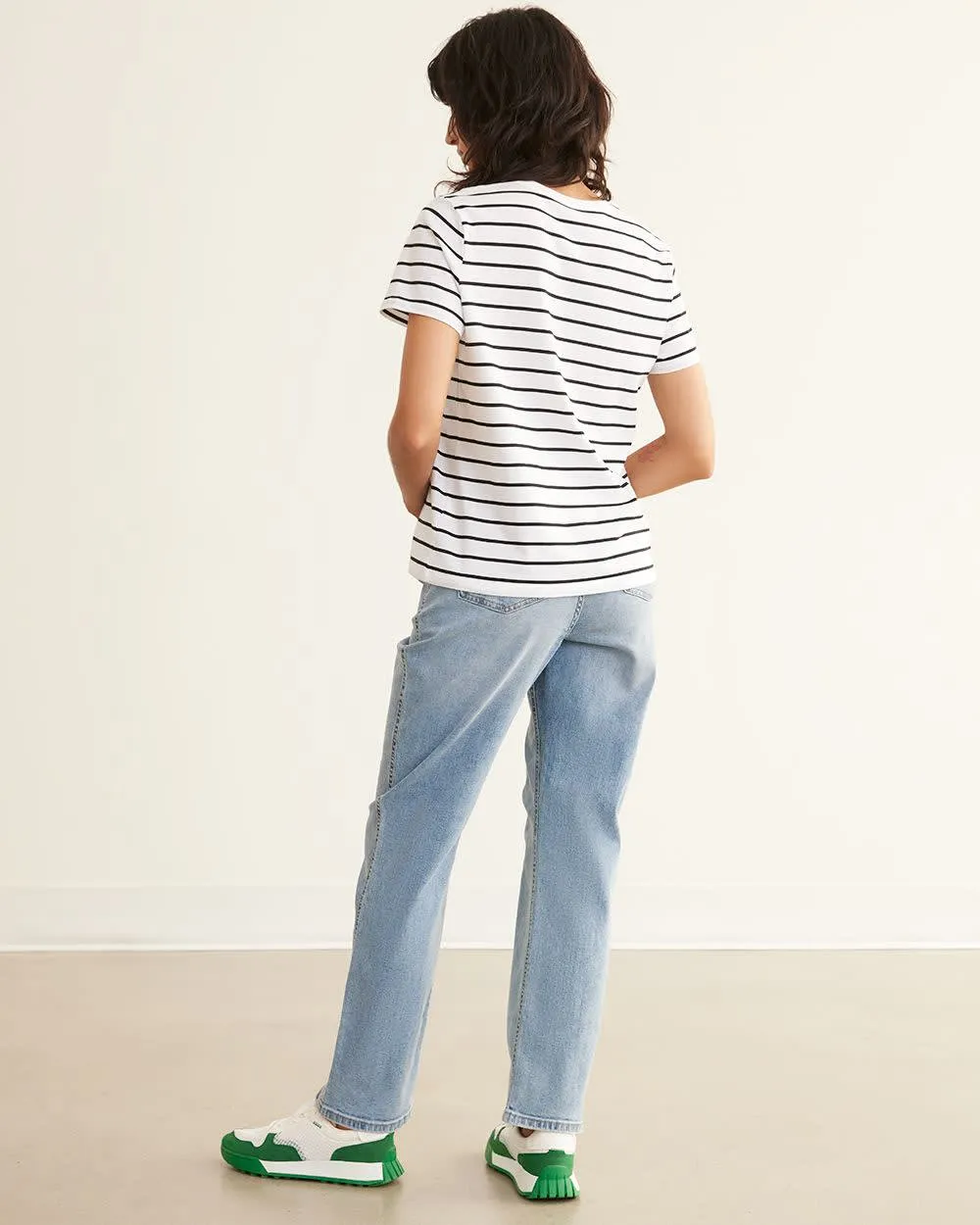 Short-Sleeve Crew-Neck Tee, R Essentials sold by Reitmans product image thumbnail 2