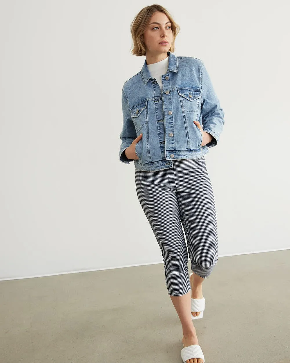 Stretch Jean Jacket sold by Reitmans product image thumbnail 3