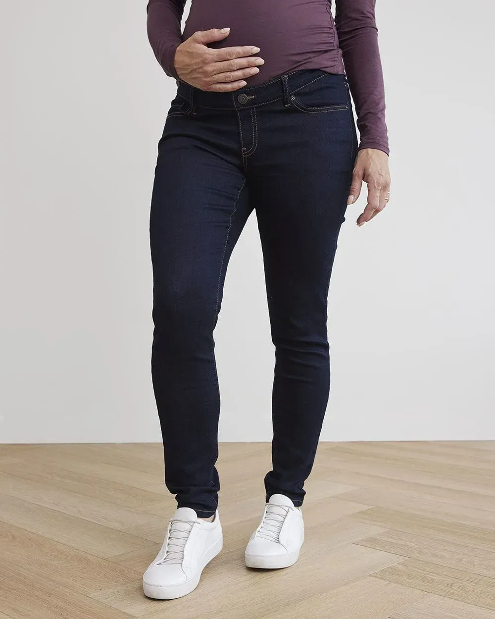 Dark Wash Natalie Jegging - Thyme Maternity sold by Reitmans product image thumbnail 5