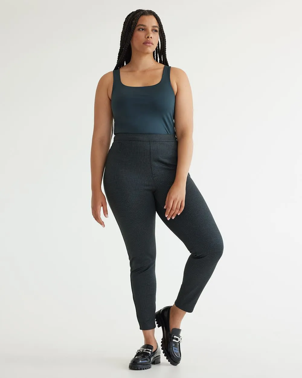 Modern Stretch Houndstooth Legging Pant, R Essentials sold by Reitmans