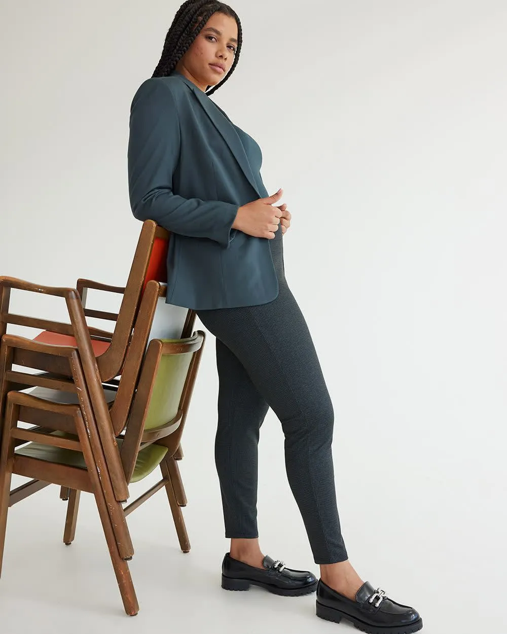 Modern Stretch Houndstooth Legging Pant, R Essentials sold by Reitmans product image thumbnail 4