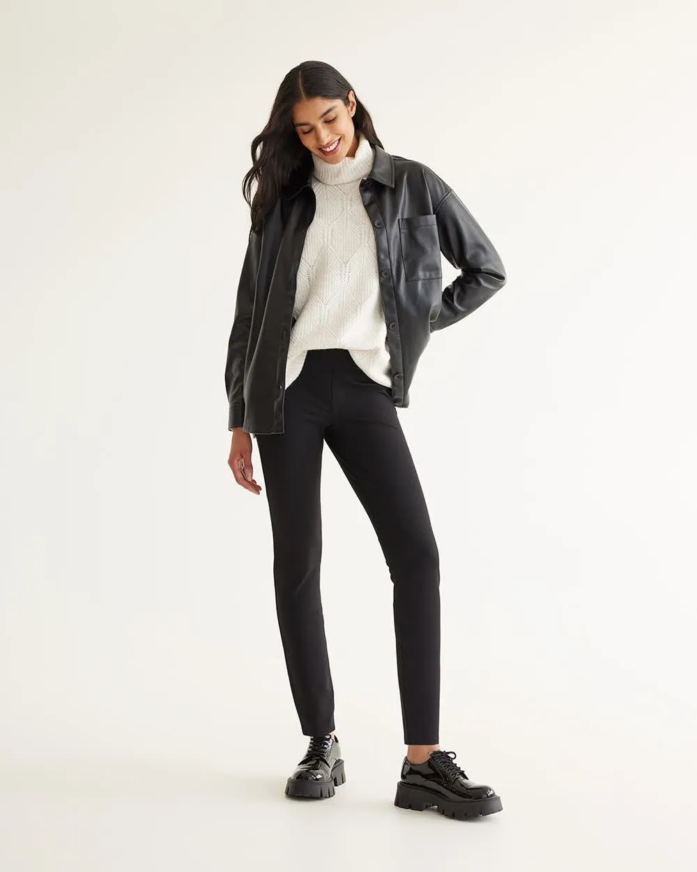 Modern Stretch Legging - Tall, R Essentials sold by Reitmans