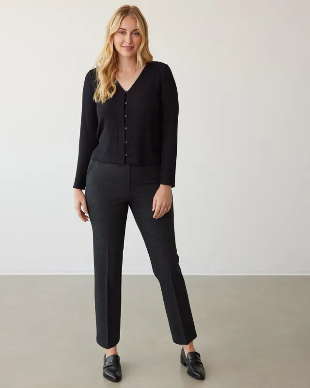 Straight-Leg High-Rise Pants, The Modern Stretch - Tall sold by Reitmans