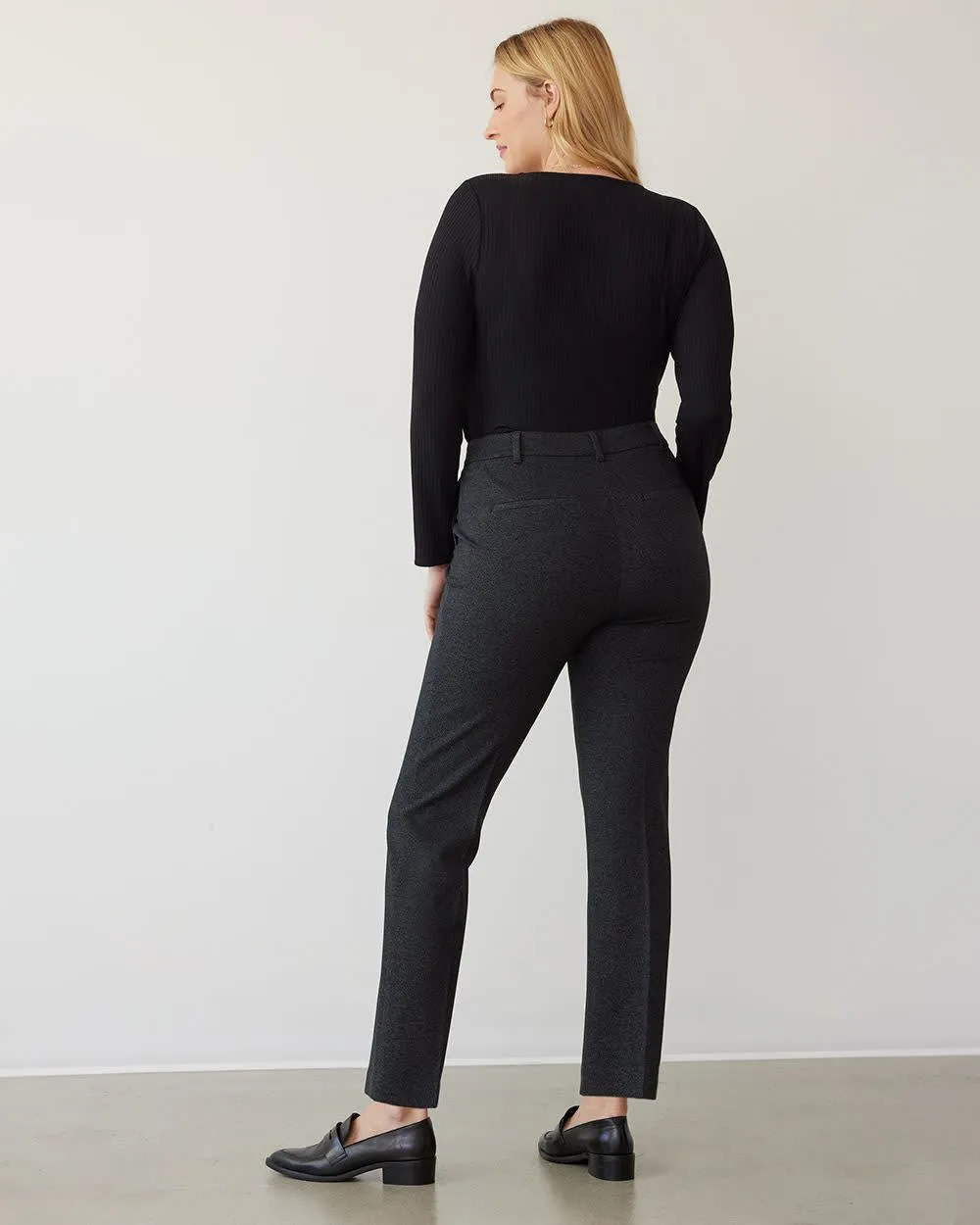 Straight-Leg High-Rise Pants, The Modern Stretch - Tall sold by Reitmans product image thumbnail 2