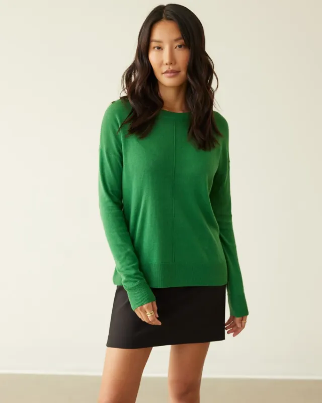 Long-Sleeve Crew-Neck Pullover, R Essentials sold by Reitmans