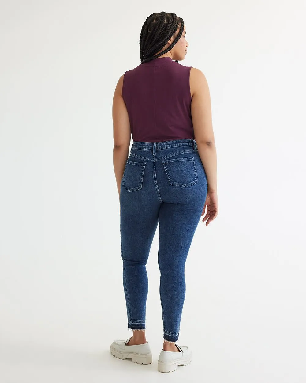 Skinny-Leg High-Rise Ankle Jean - Tall sold by Reitmans product image thumbnail 2