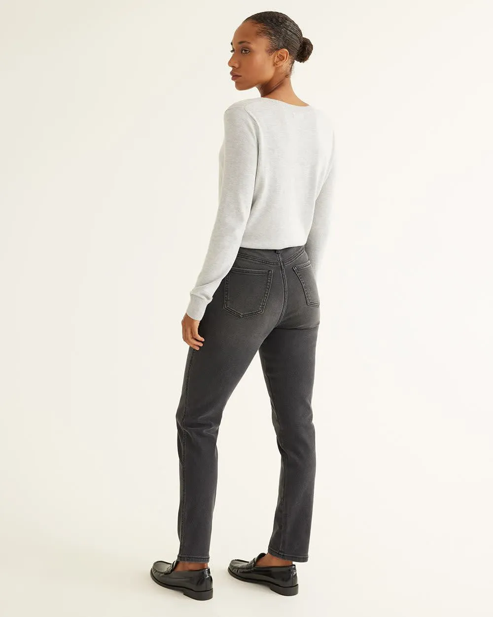 Slim-Leg High-Rise Jean - The Vintage sold by Reitmans product image thumbnail 2