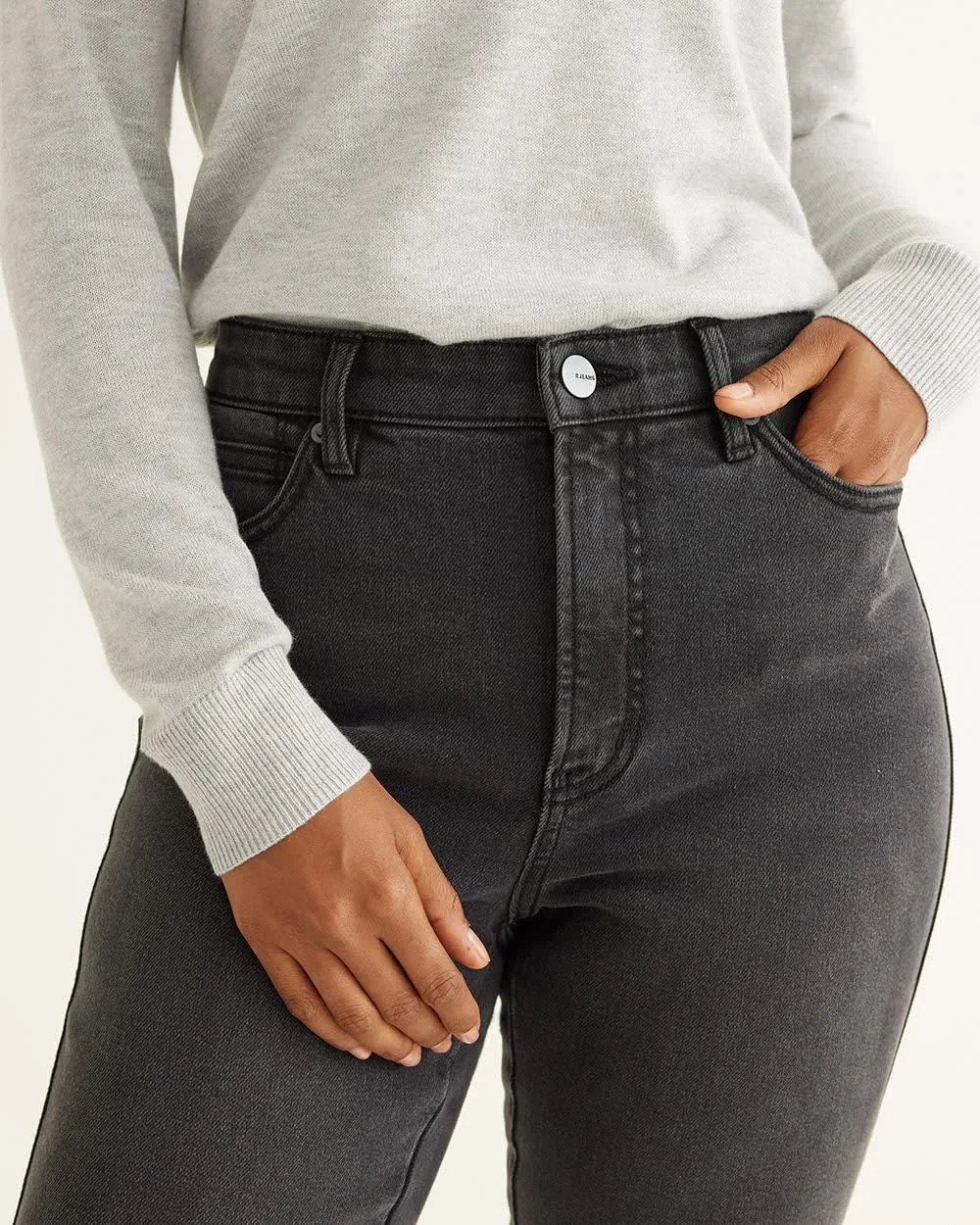 Slim-Leg High-Rise Jean - The Vintage sold by Reitmans product image thumbnail 3