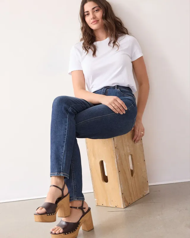 Slim-Leg High-Rise Jean - The Vintage - Curvy Fit sold by Reitmans