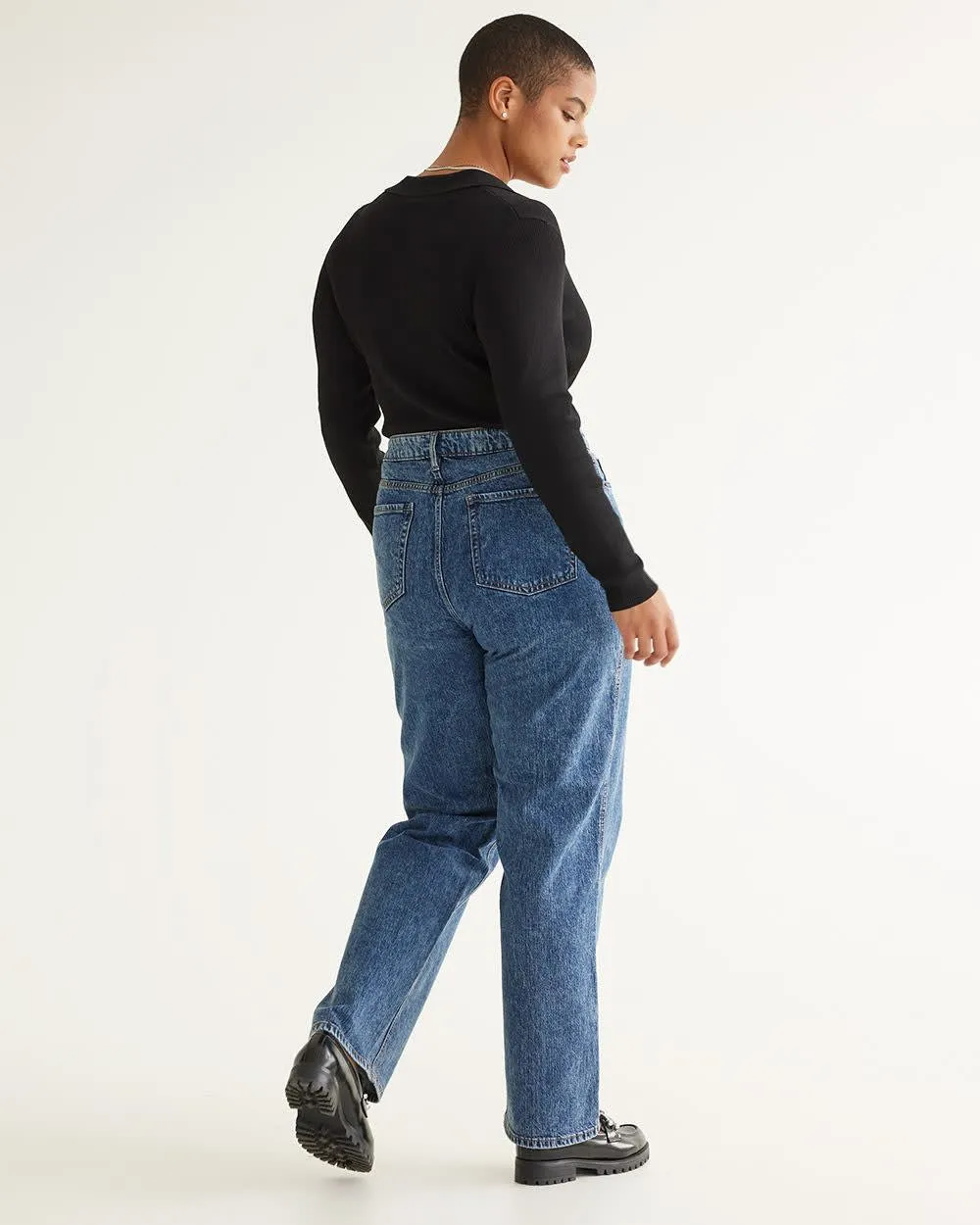 Straight-Leg High-Rise Jean sold by Reitmans product image thumbnail 5