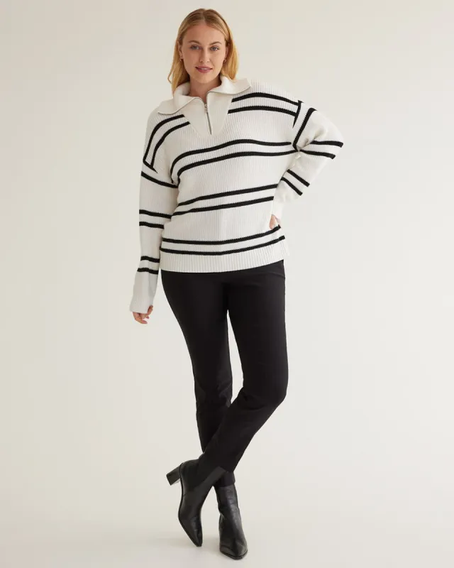 Slim-Leg High-Rise Pant, The Iconic sold by Reitmans