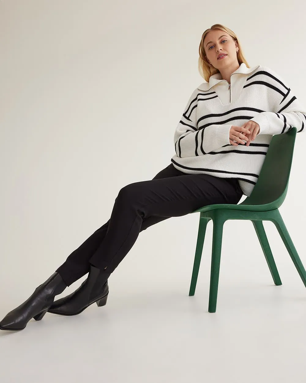 Slim-Leg High-Rise Pant, The Iconic sold by Reitmans product image thumbnail 5