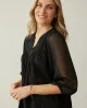Long-Sleeve V-Neck Blouse with Lurex sold by Reitmans