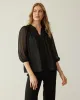 Long-Sleeve V-Neck Blouse with Lurex sold by Reitmans