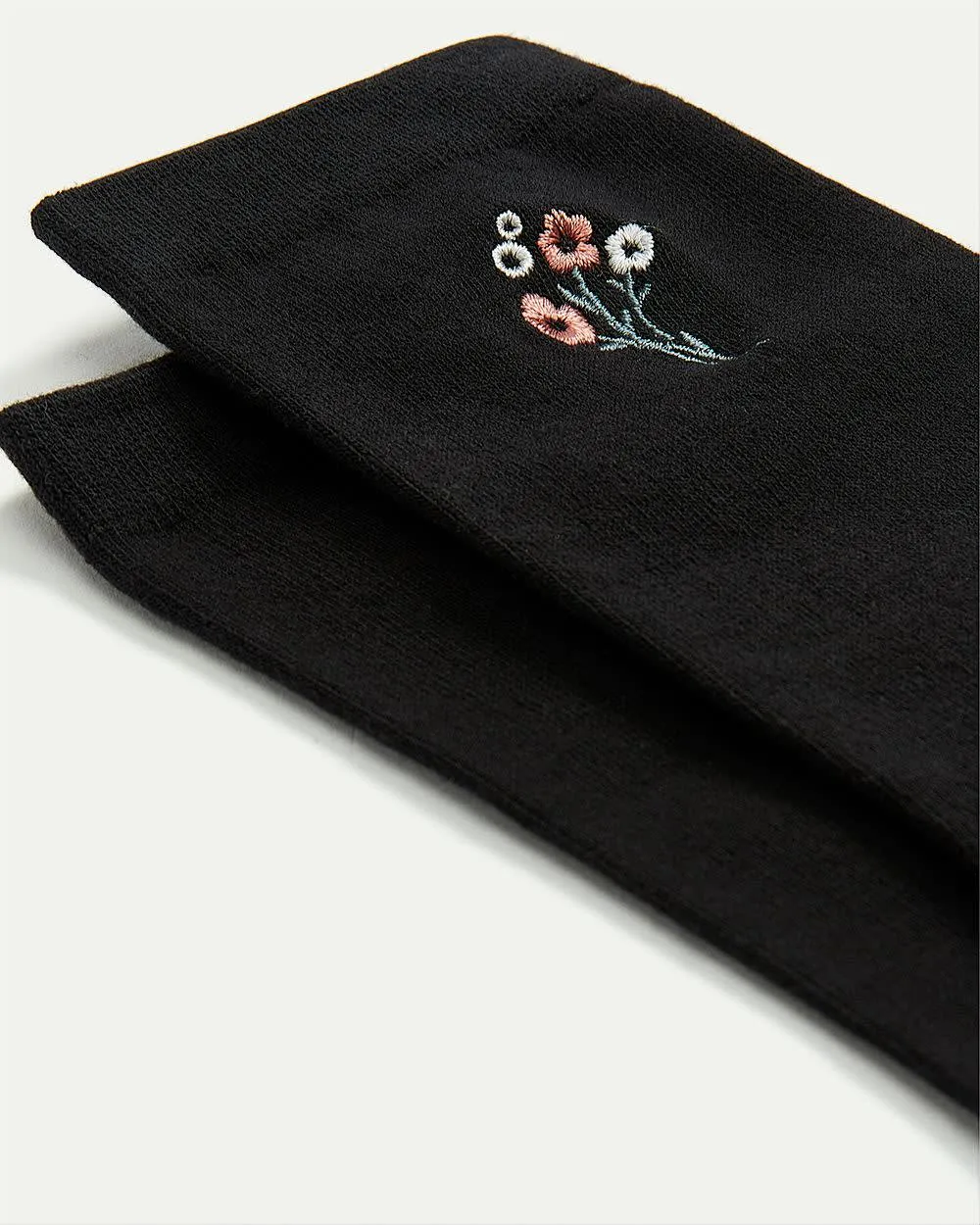 Cotton Socks with Flowers at Hem sold by Reitmans product image thumbnail 3