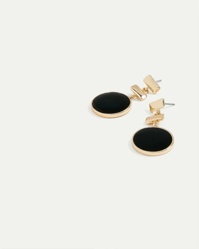 Three-Layer Modern Earrings sold by Reitmans