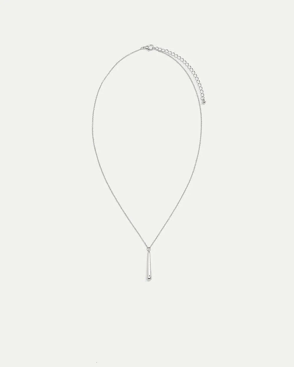 Necklace with Elongated Tear Drop Pendant sold by Reitmans