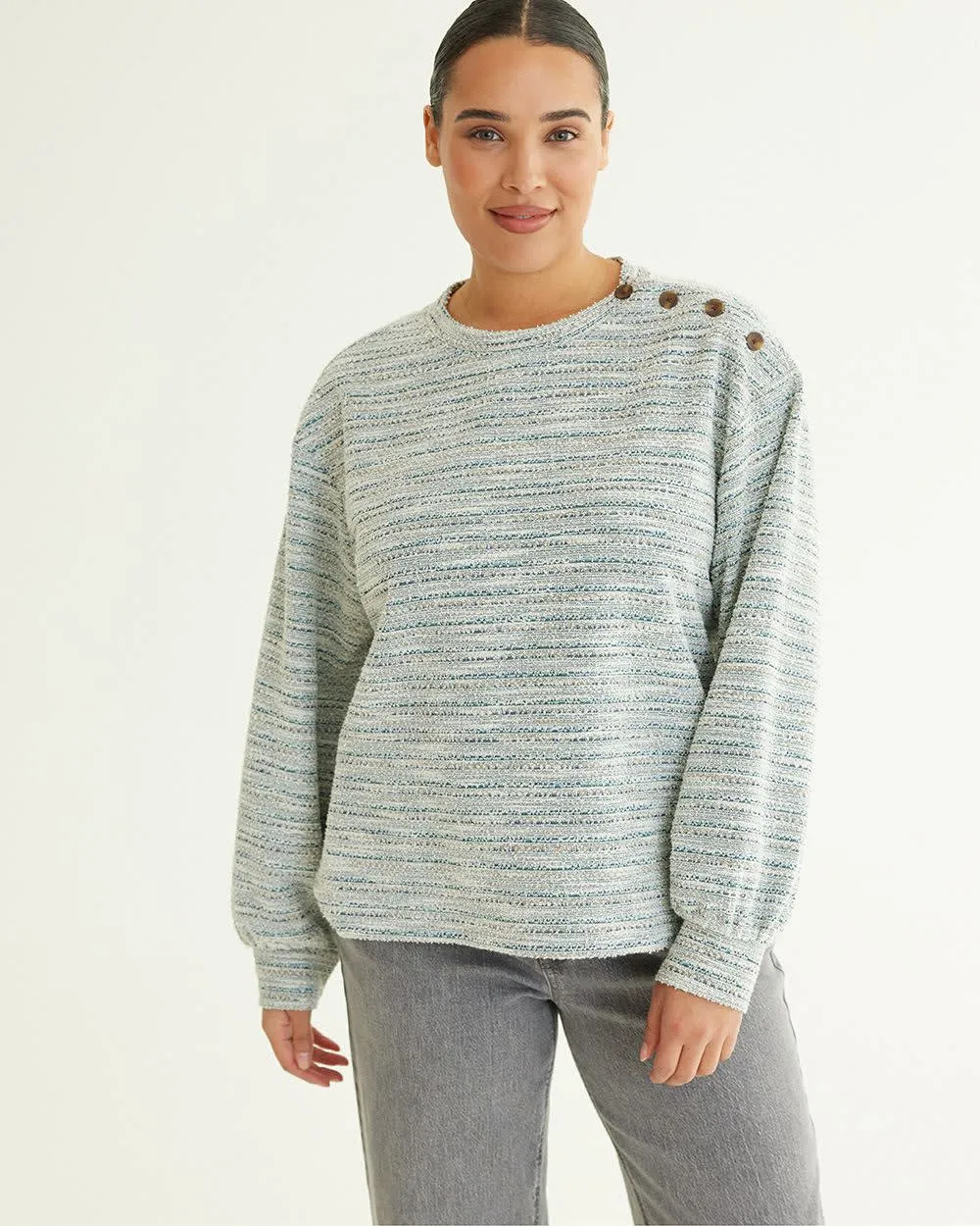 Long-Sleeve Crew-Neck Tee sold by Reitmans