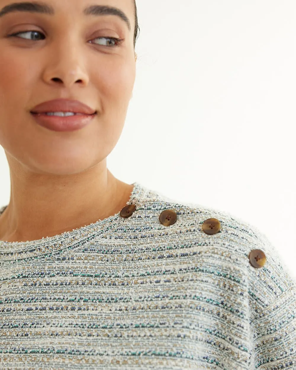 Long-Sleeve Crew-Neck Tee sold by Reitmans product image thumbnail 4