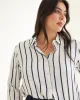 Long-Sleeve Buttoned-Down Satin Blouse sold by Reitmans