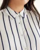 Long-Sleeve Buttoned-Down Satin Blouse sold by Reitmans
