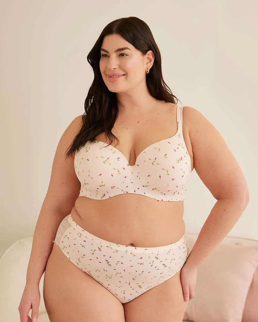 Printed Contour Underwire T-Shirt Bra - Déesse Collection sold by Reitmans