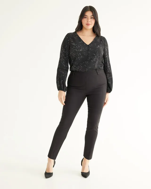 Slim-Leg High-Rise Ankle Pant - The Iconic (R) - Tall sold by Reitmans