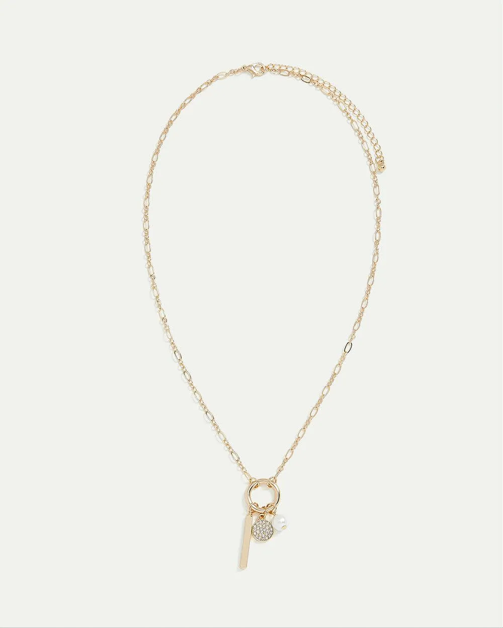 Figaro Chain Necklace with Charms sold by Reitmans