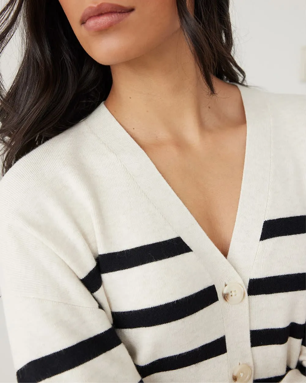 Long-Sleeve Buttoned-Down Cardigan sold by Reitmans product image thumbnail 4