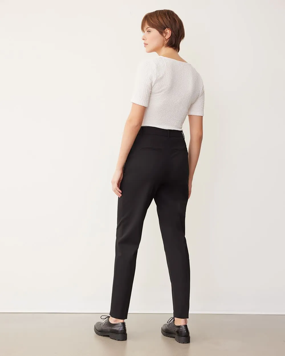 Slim-Leg High-Rise Pant - The Classic Stretch - Tall sold by Reitmans product image thumbnail 2