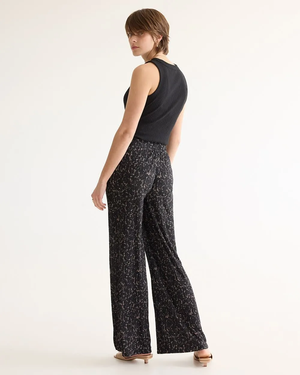 Wide-Leg High-Rise Knit Pants - Tall sold by Reitmans product image thumbnail 2