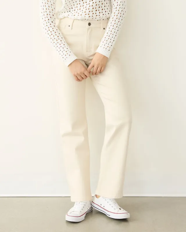 Straight-Leg High-Rise Jean - Petite sold by Reitmans