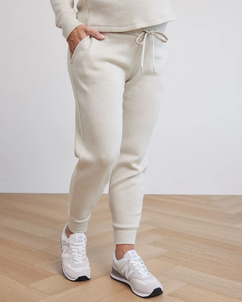 Heavy Knit Ankle Jogger Pant - Thyme Maternity sold by Reitmans