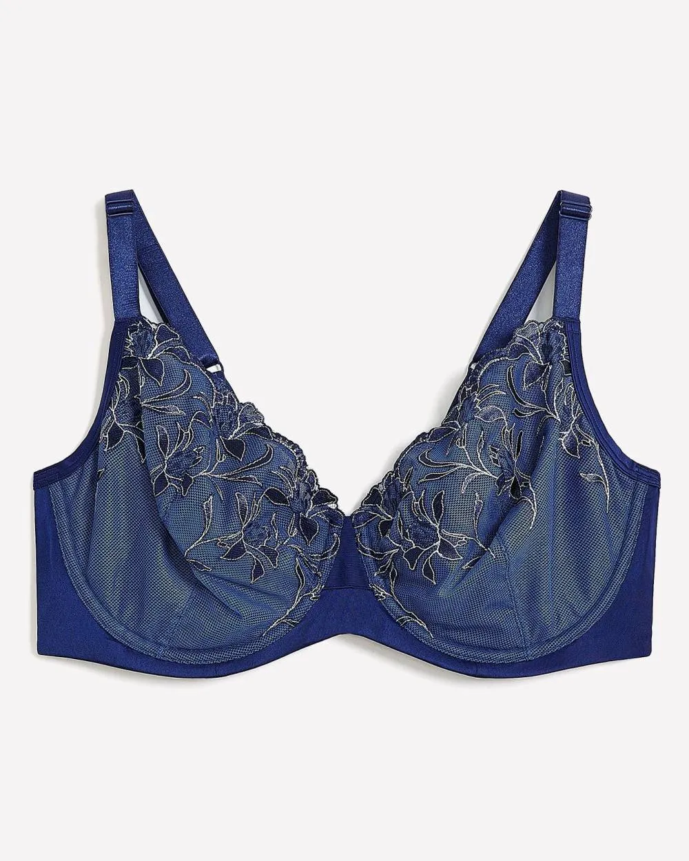 Unlined Plunge Balconette Bra with Embroidery - Déesse Collection sold by Reitmans product image thumbnail 5