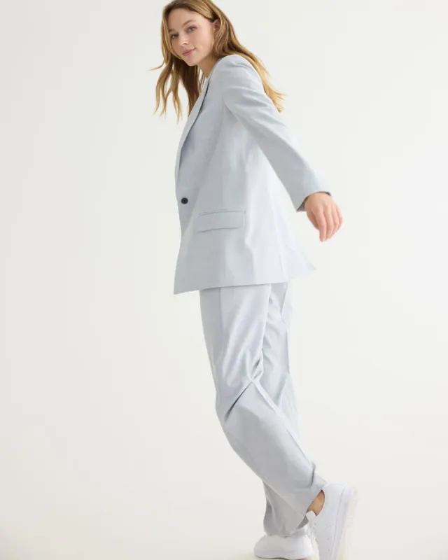 Crosshatch One-Button Blazer sold by Reitmans