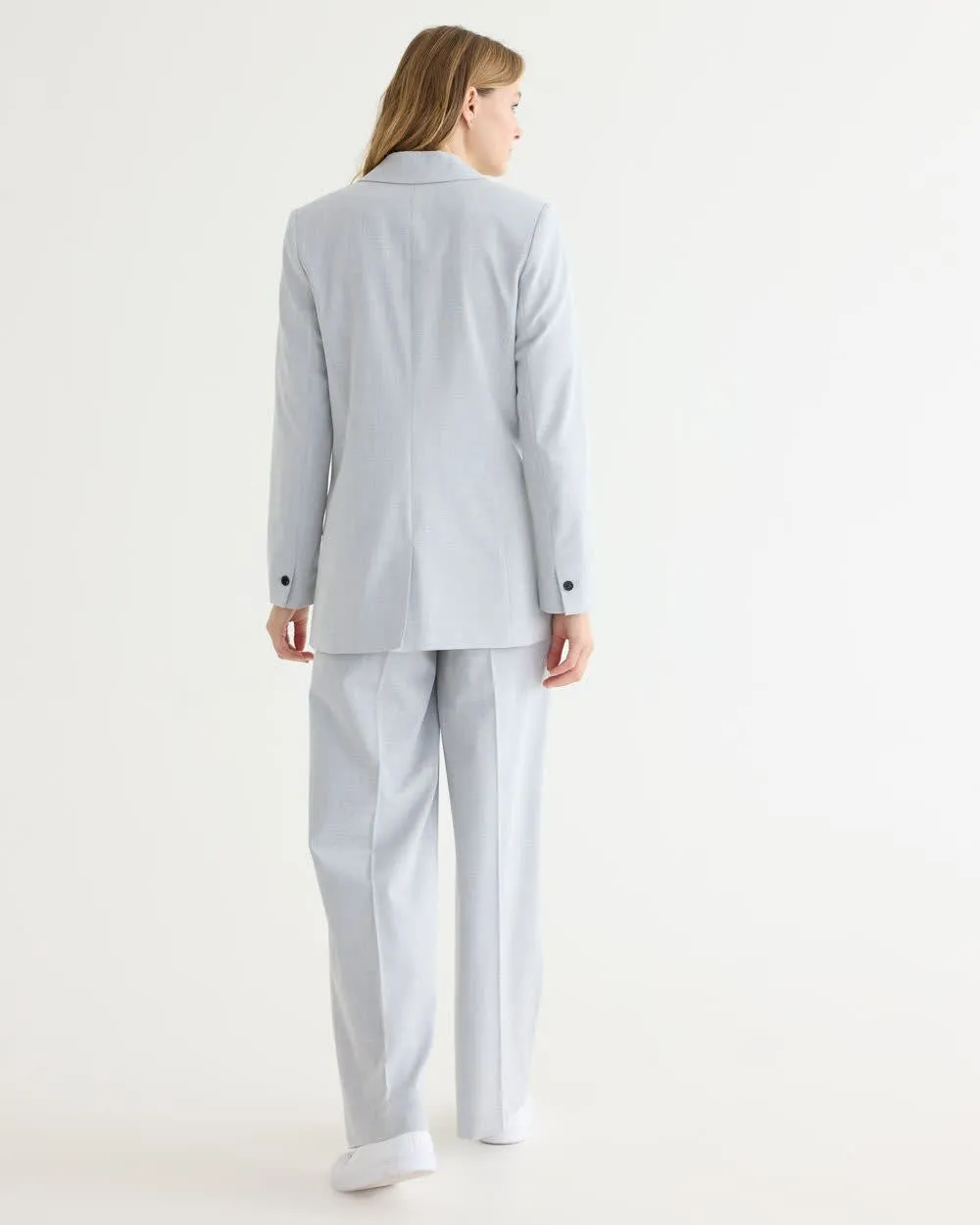 Crosshatch One-Button Blazer sold by Reitmans product image thumbnail 2