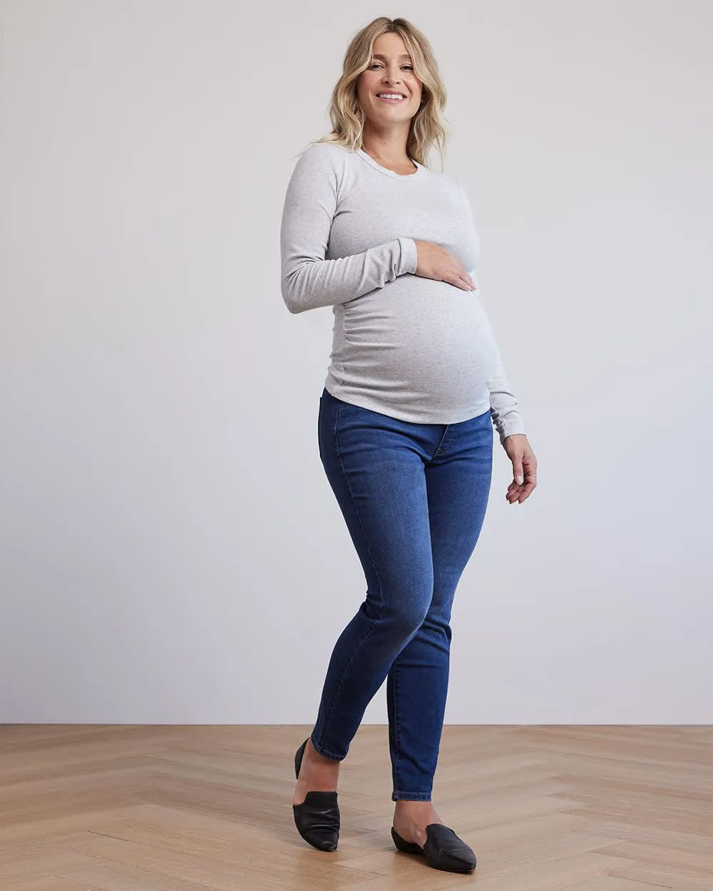 Long-Sleeve Crew-Neck Top - Thyme Maternity sold by Reitmans product image thumbnail 2