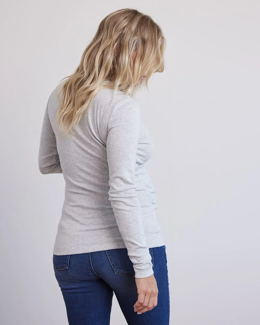 Long-Sleeve Crew-Neck Top - Thyme Maternity sold by Reitmans product image thumbnail 3